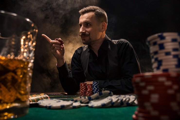 Tampilan meja live-dealer Red Tiger di aplikasi mponusa